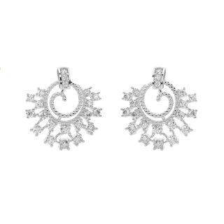 Richard Round Diamond Stud Earrings